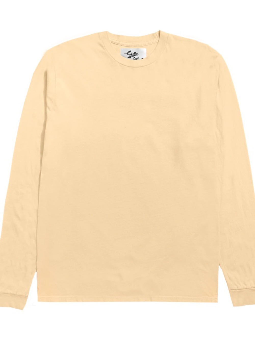 Stella McCartney Taylor Swift Light Yellow Long-Sleeve Graphic Tee - Pink Print - Picture 2 of 3